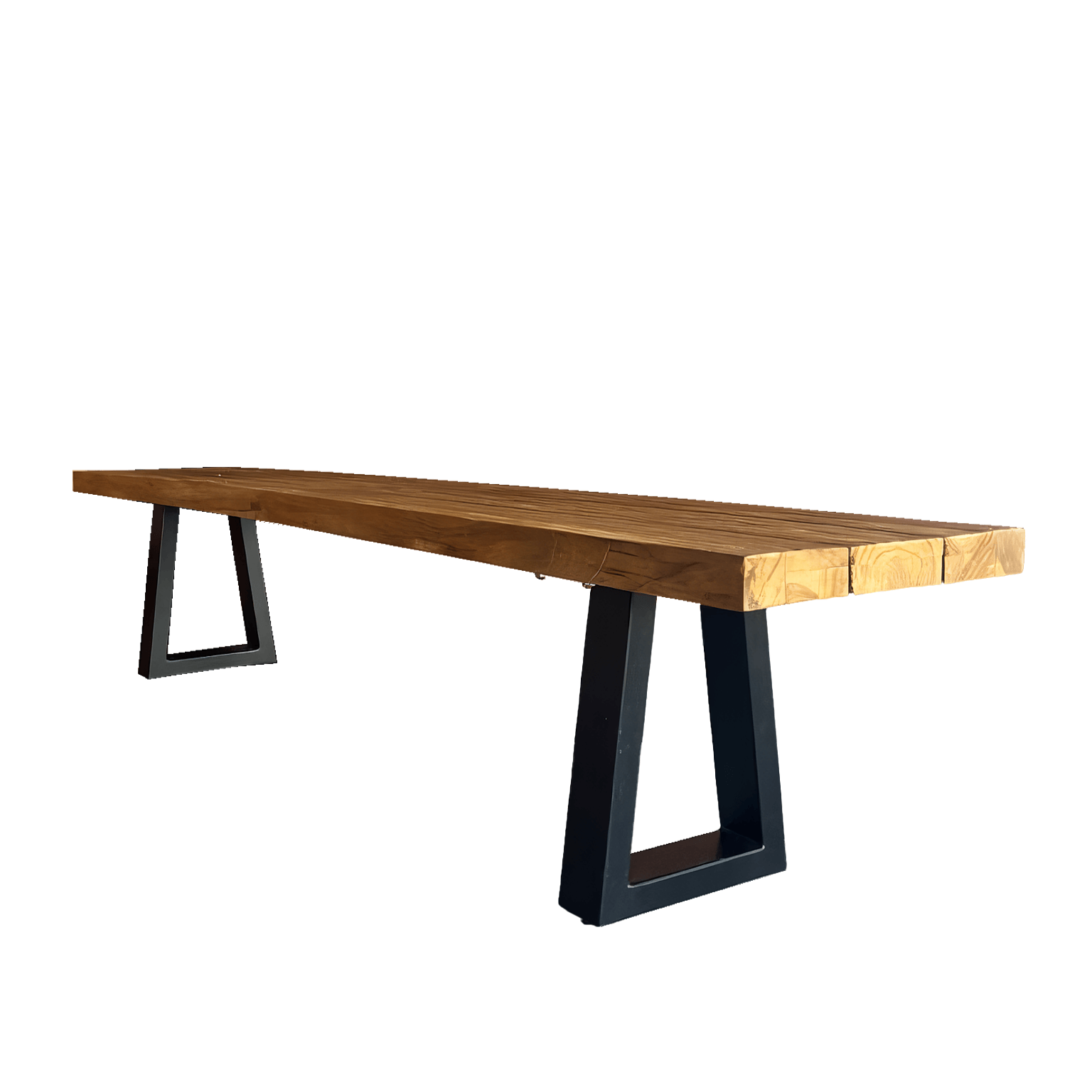 Bench With Iron Legs - Natural - 280 image 3