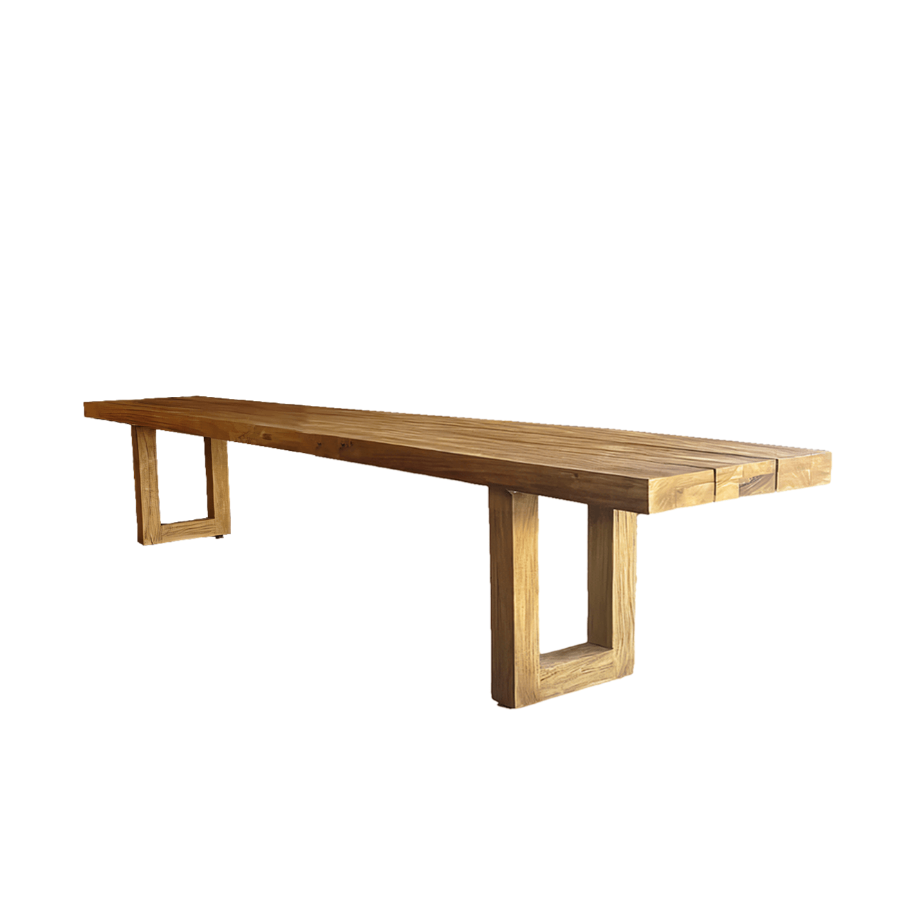 Bench With Square Foot - Natural - 220 image 3