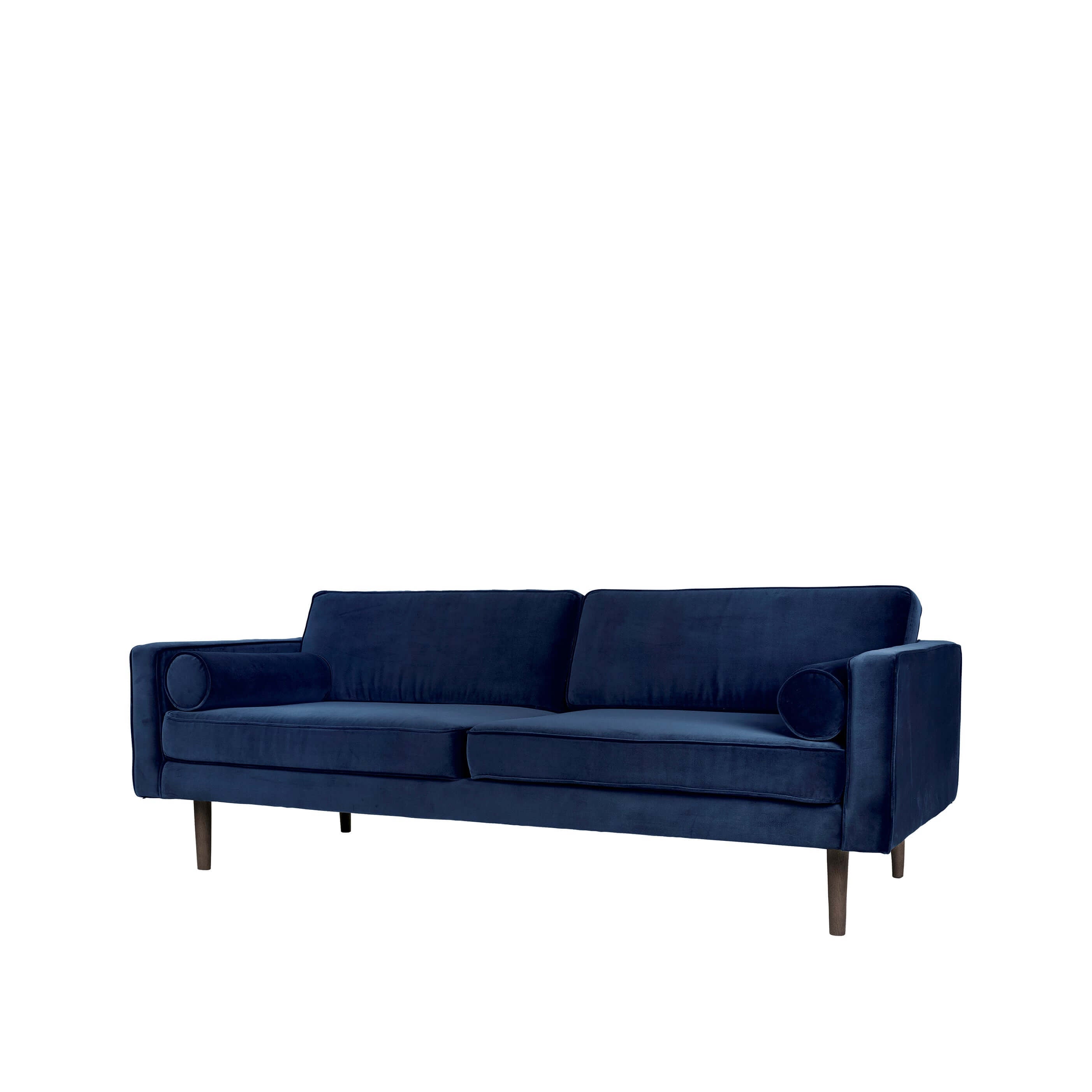 Wind Sofa 2-seater in Insignia Blue, luxury designer furniture for modern home decor, featuring plush cushions and a durable frame.