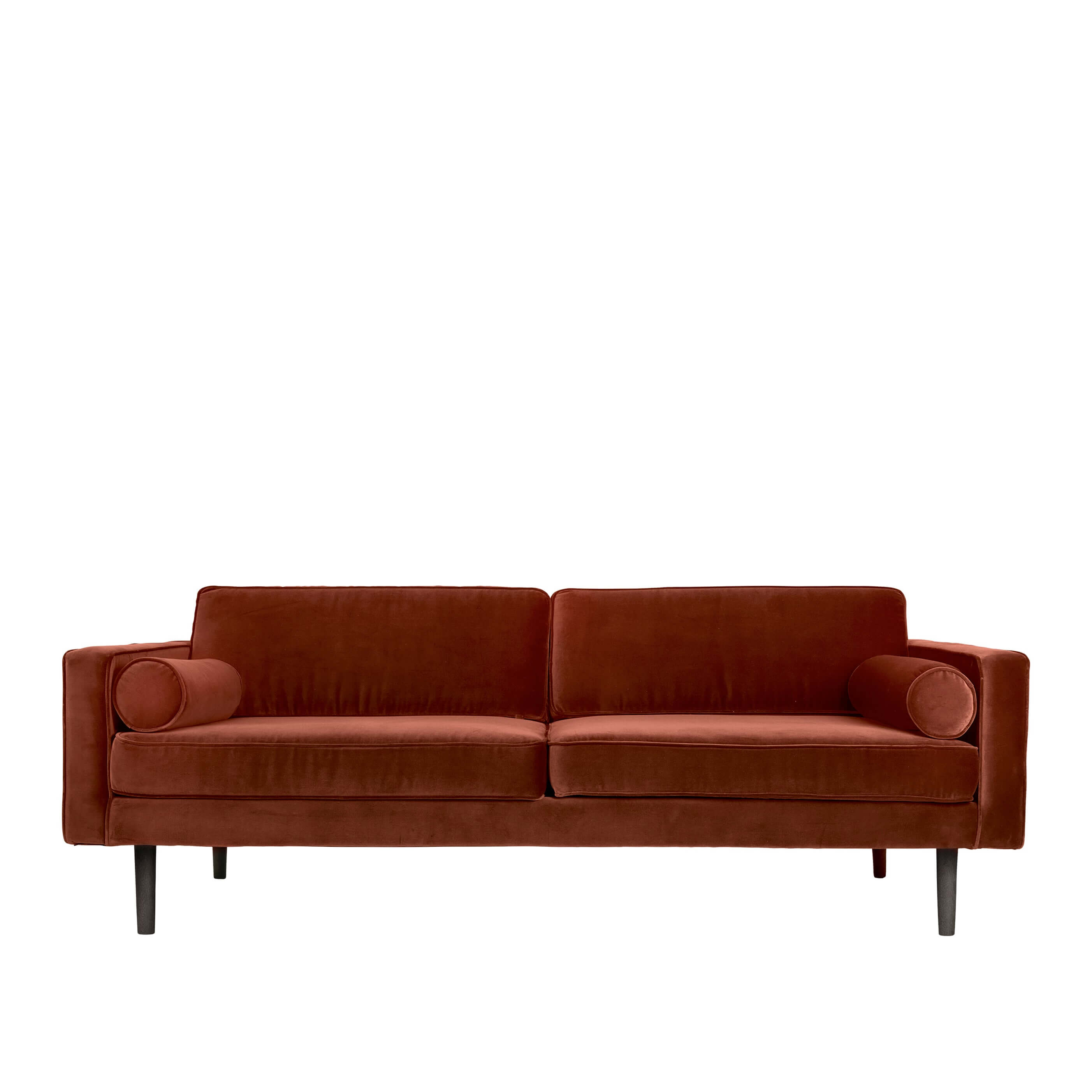 Wind Sofa 2-seater by Broste Copenhagen in Caramel Cafe. Luxury, designer furniture for premium modern and curated home decor.