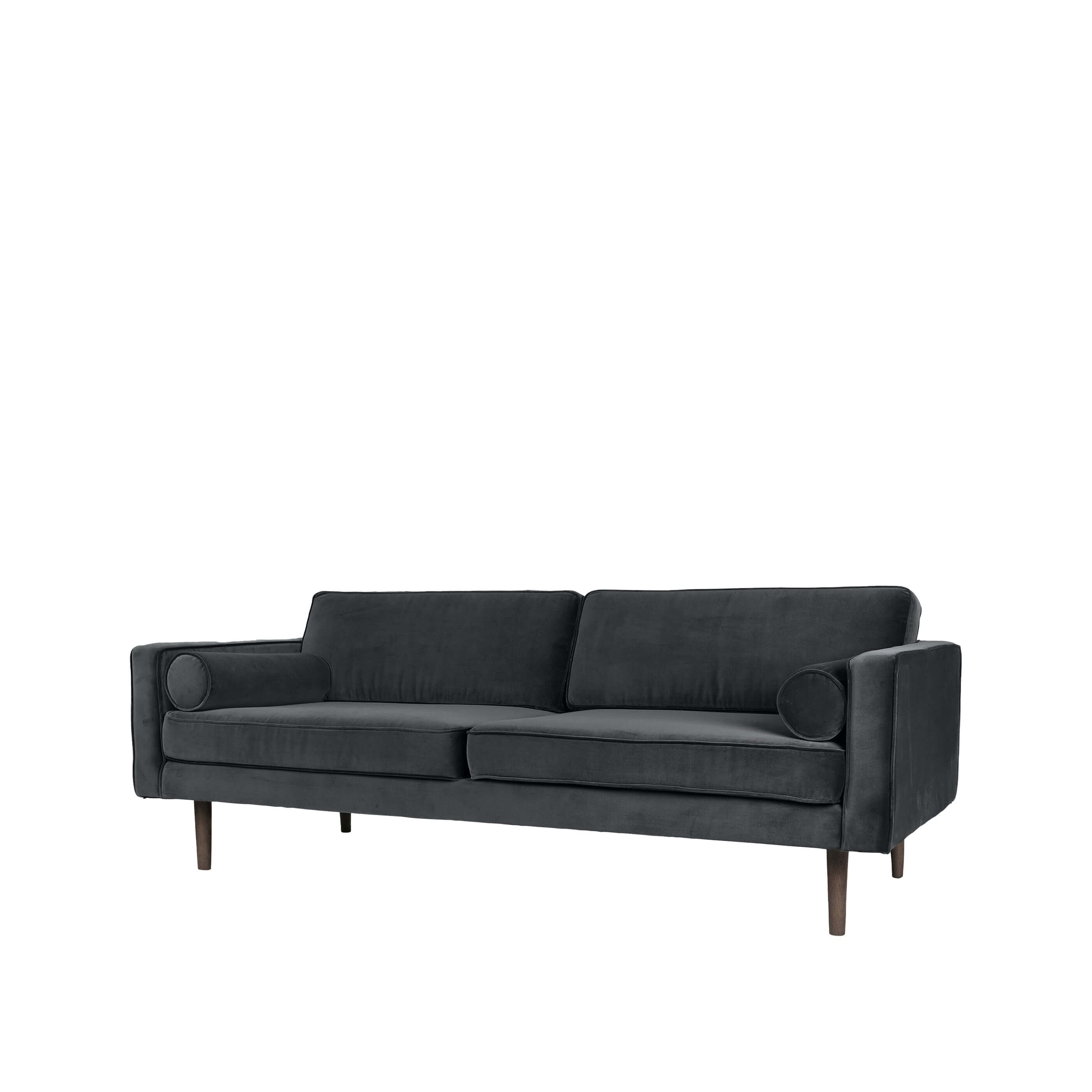 Luxury Wind Sofa 2-seater in charcoal-grey, designer furniture for modern interiors, premium home furnishings.