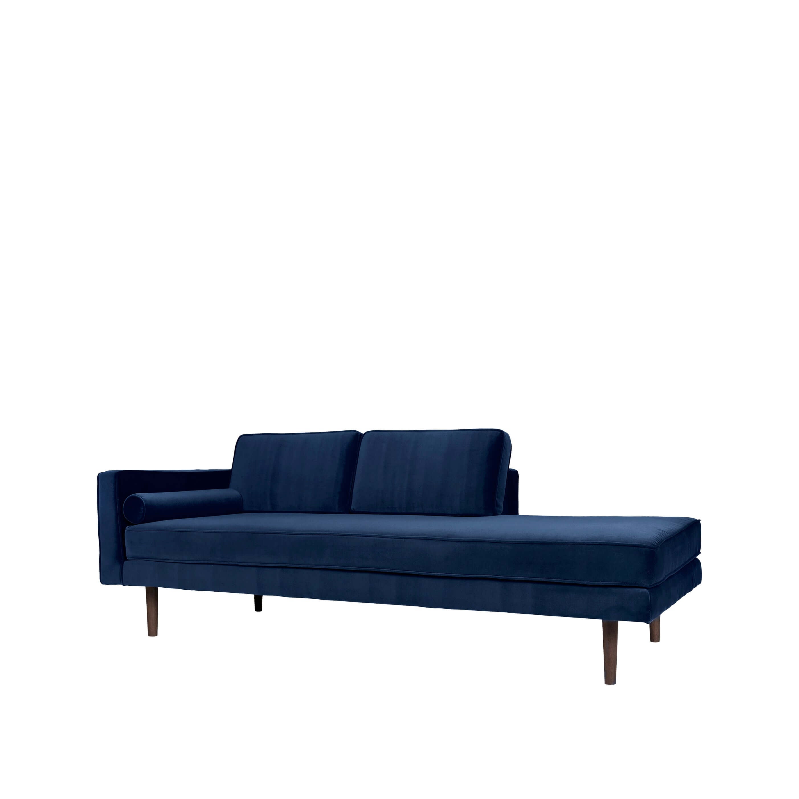 Wind Chaise Longue Left Sided in Insignia Blue – Luxury Designer Furniture; modern and premium for high-end home decor.