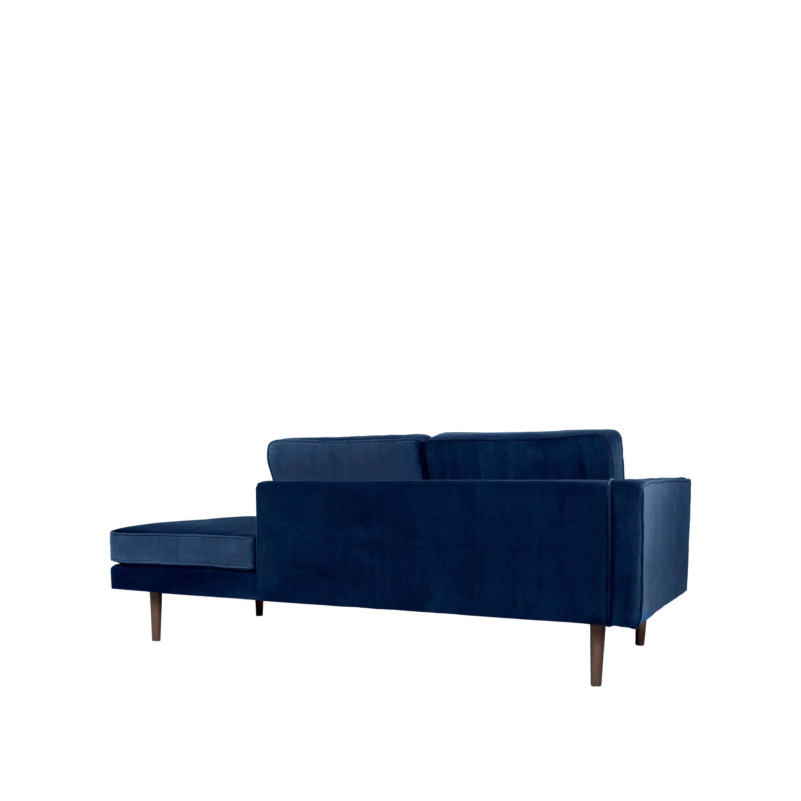 Wind Chaise Longue Left Sided in Insignia Blue - Luxury Designer Furniture Piece for Modern Home Decor.