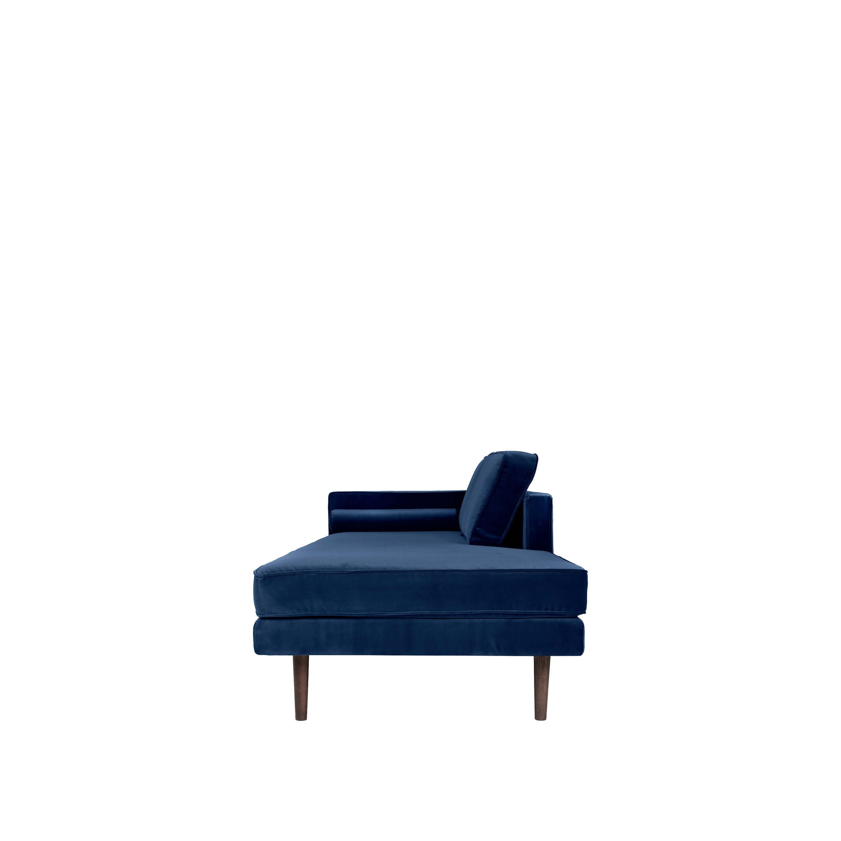 Wind Chaise Longue Left Sided in Insignia Blue, luxury modern furniture by {{ product.vendor }} for high-end home decor.