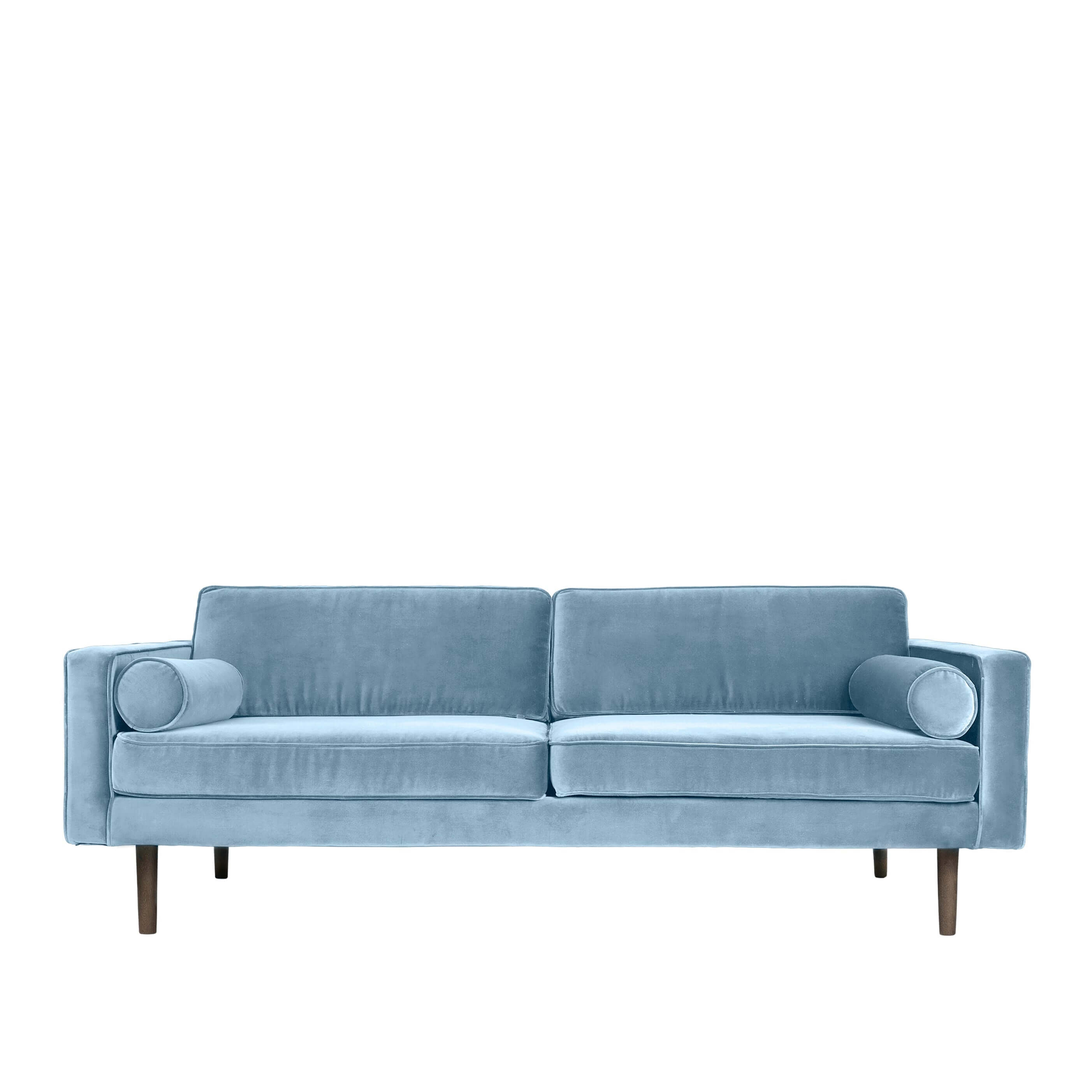 Pastel Blue Wind Sofa 2-seater, luxury modern designer furniture for premium home decor, perfect for open spaces, curated collection.