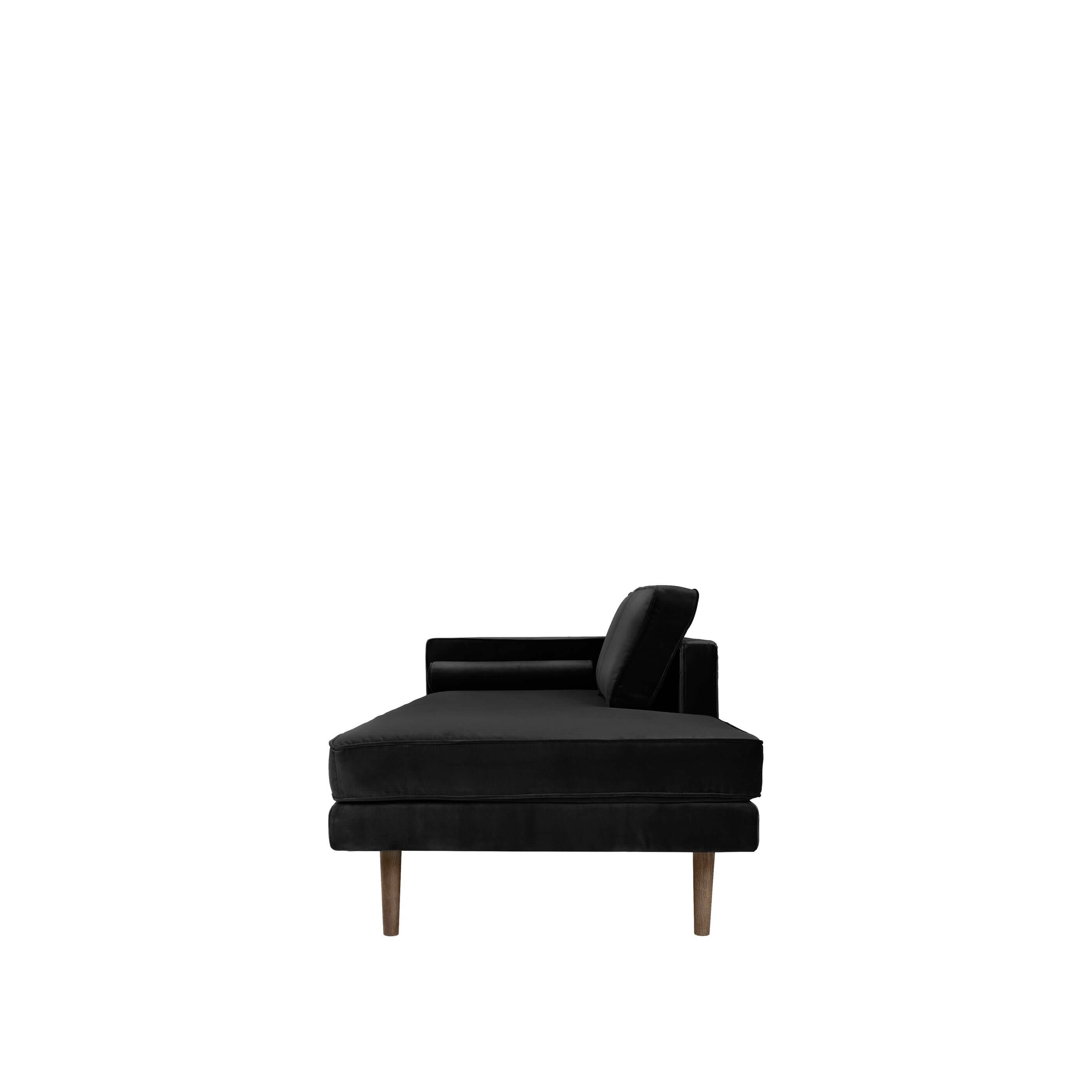 Wind Chaise Longue Left Sided in Black – Luxury Designer Furniture for Modern Home Decor. Premium style from Curated Collection.