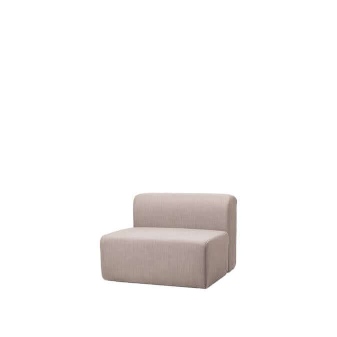 Lagoon Chair Module – Luxury Designer Furniture by Broste Copenhagen. Modern and elegant latte-colored seating for premium home decor.