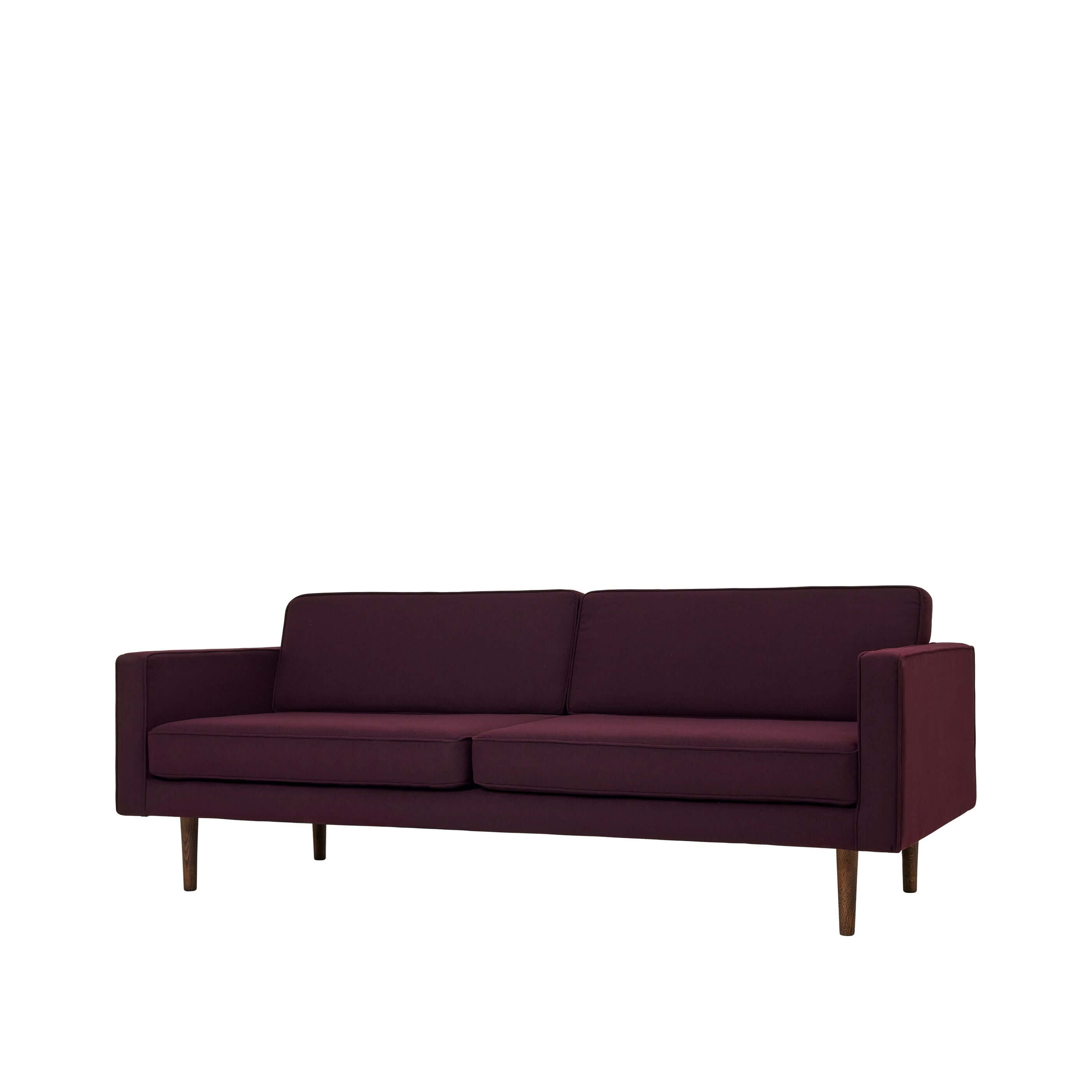 Luxury Wind Sofa 2-seater in Dark Grape, designer modern furniture. Premium home furnishings, curated for elegant living spaces.