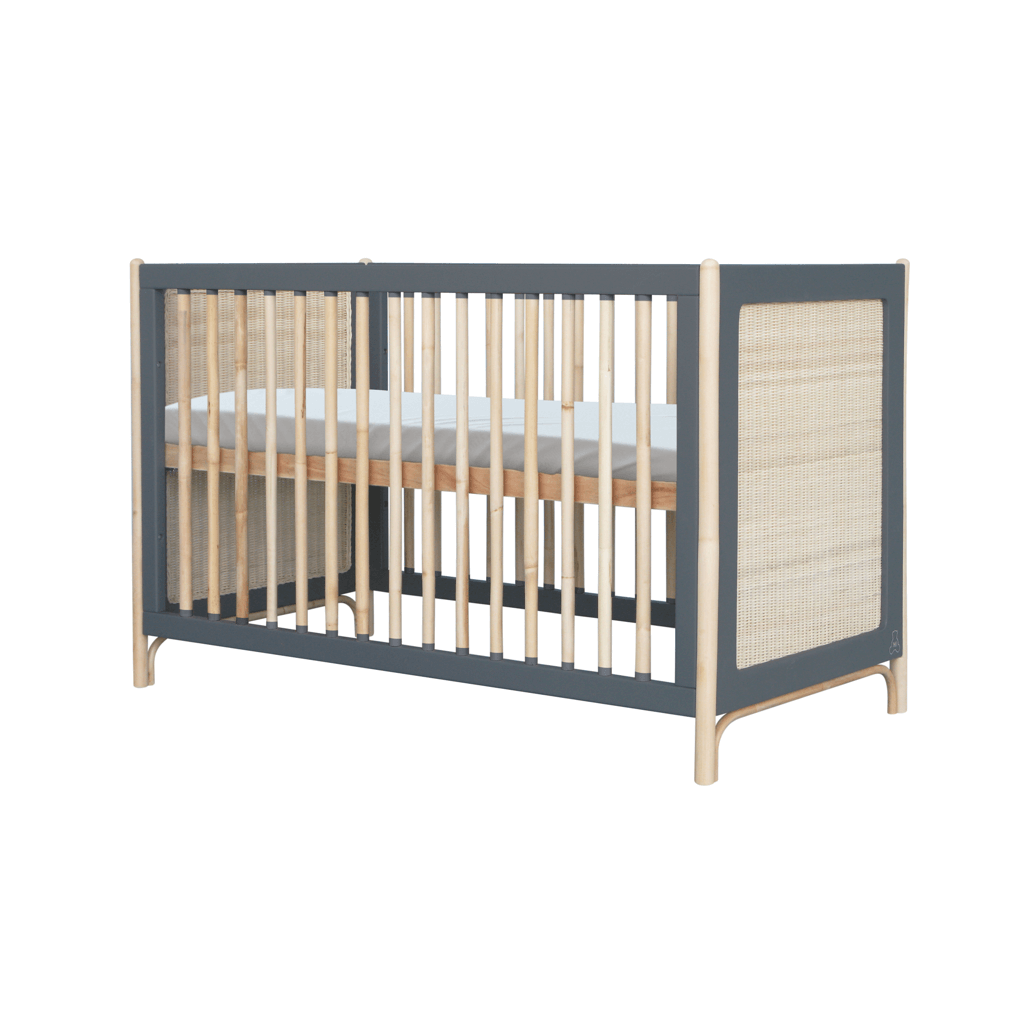 Oceania Rattan Evolutive Bed 60 x 120 - Silex image 4