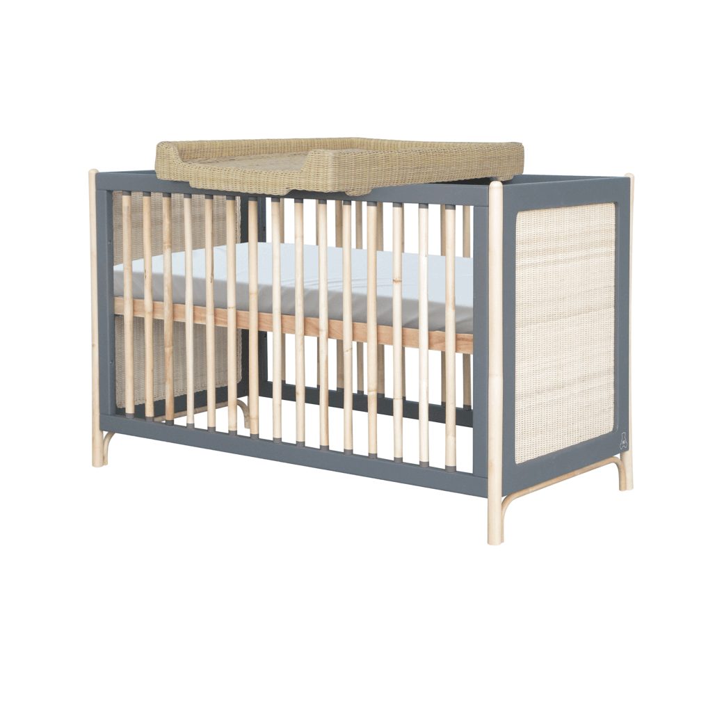 Oceania Rattan Evolutive Bed 60 x 120 - Silex image 3