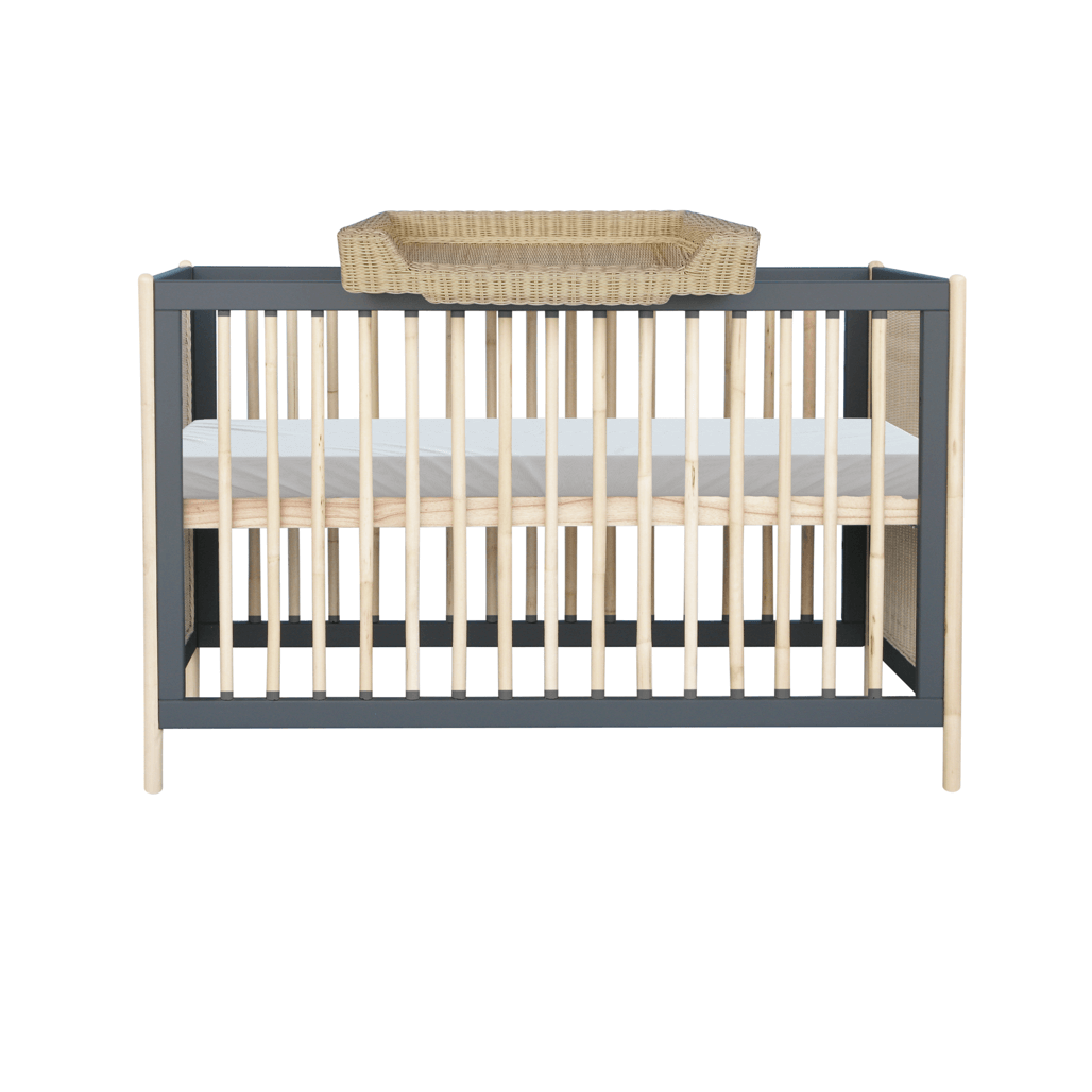 Oceania Rattan Evolutive Bed 60 x 120 - Silex image 2