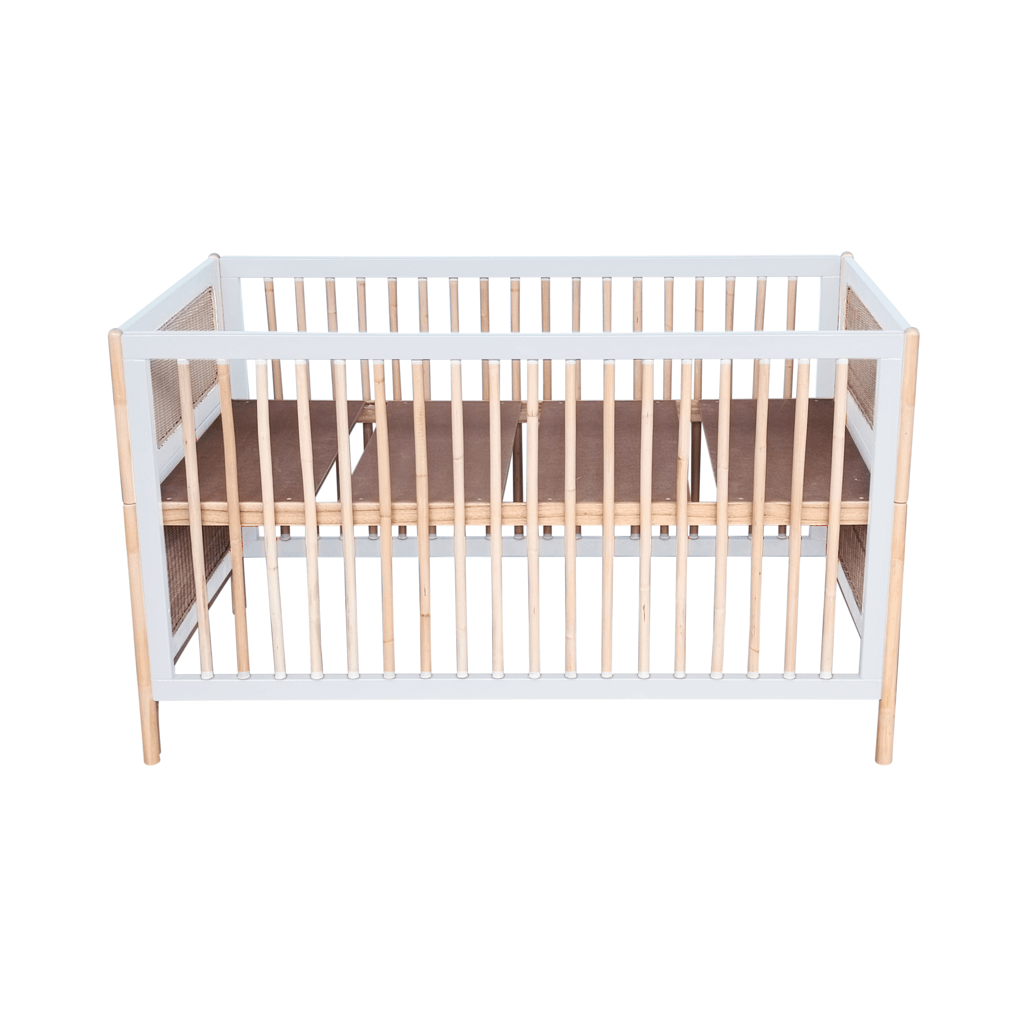 Oceania Rattan Evolutive Bed 70 x 140 - Neige image 3