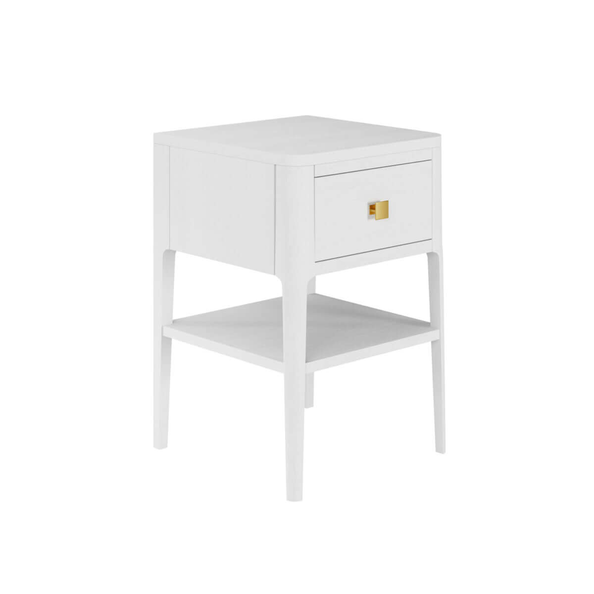Abberley Bedside | White | 1 Drawer