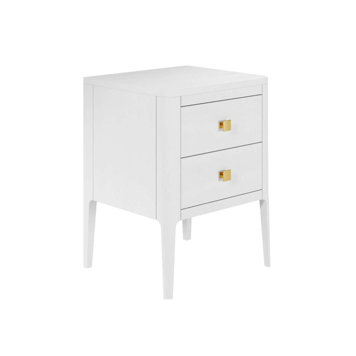 Abberley Bedside | White | 2 Drawers