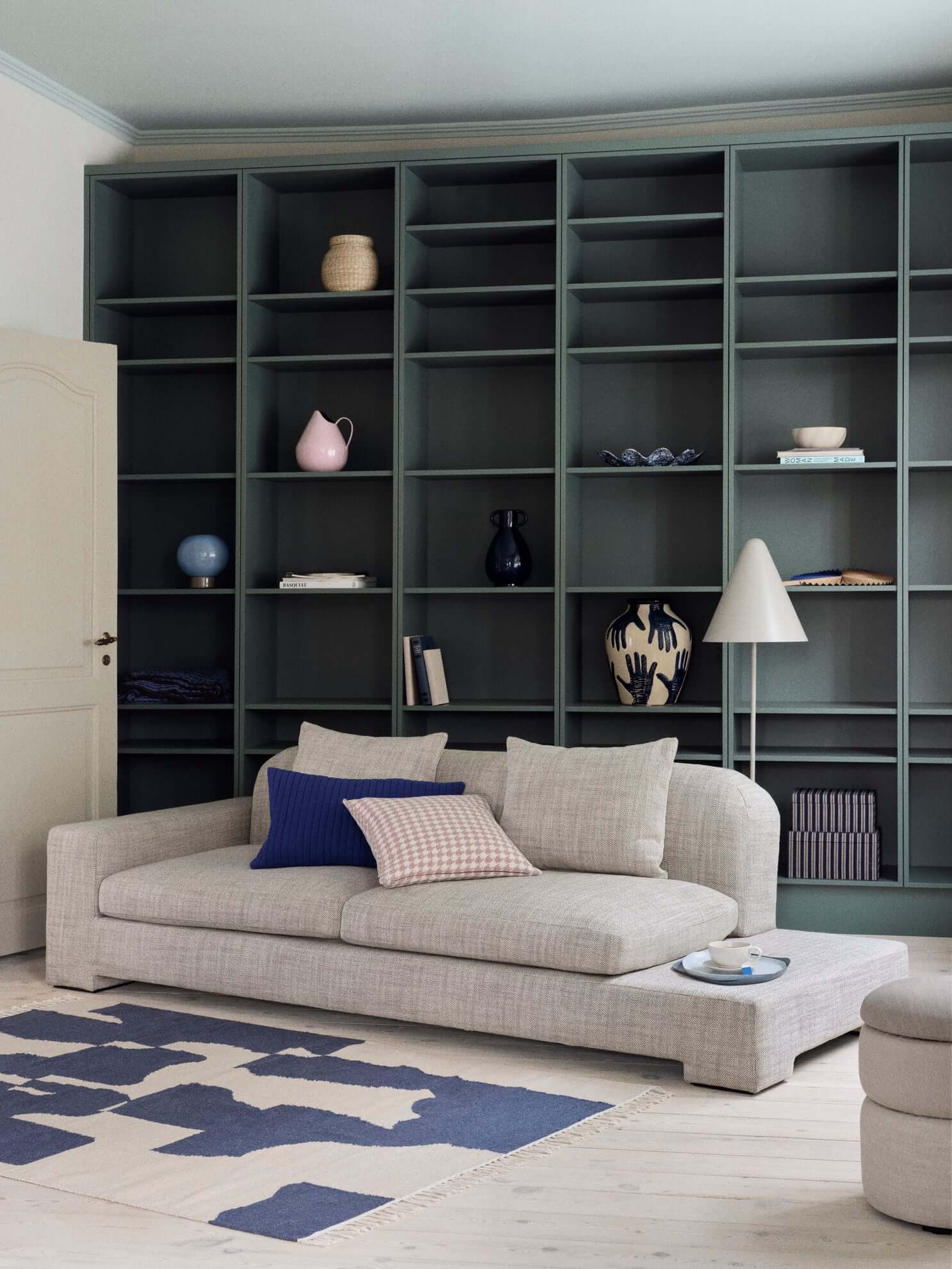 Bay Chaise Longue Left Sided - Luxury Designer Furniture by Broste Copenhagen in a modern living room setting.