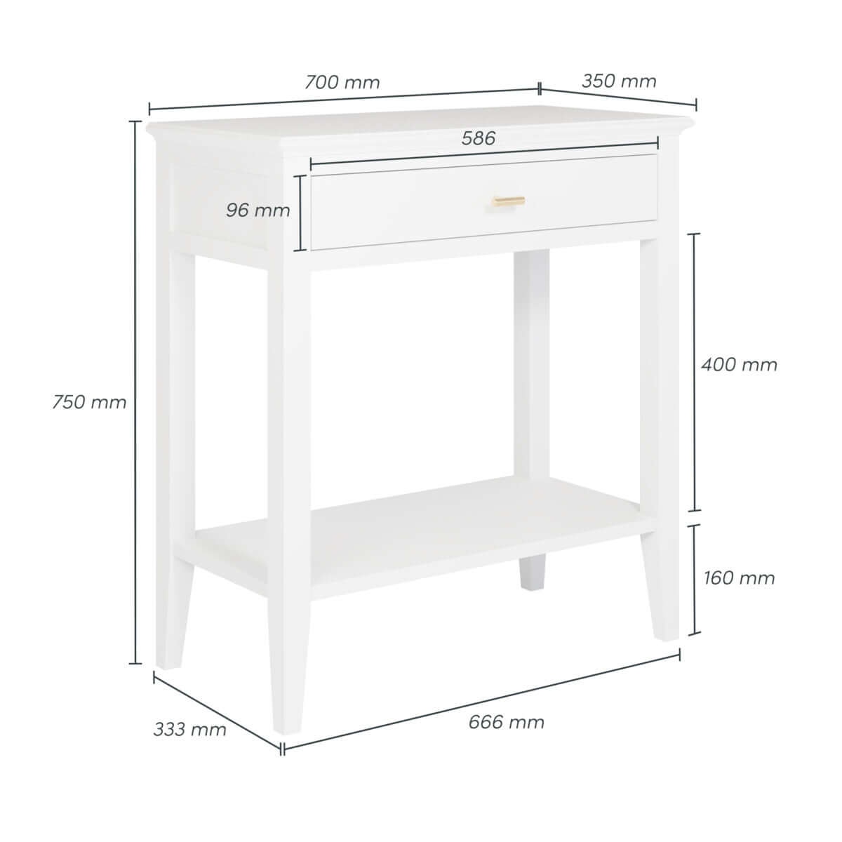 Chilworth Console | White