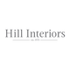 Hill Interiors logo with established date 1975, featuring minimalist grey text on a white background.
