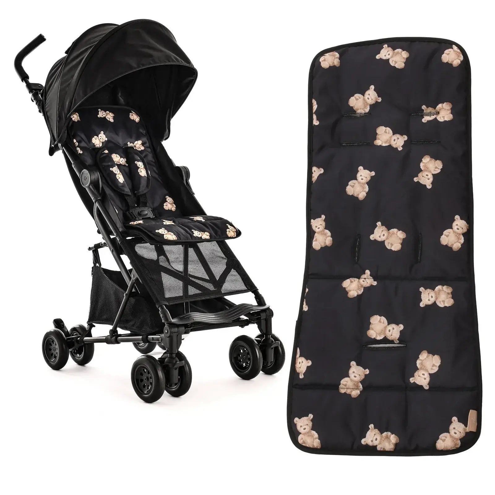 Roma Rizzo 2 Teddy Black Stroller - Luxury designer furniture for modern, curated home decor. Lightweight, compact for convenience.