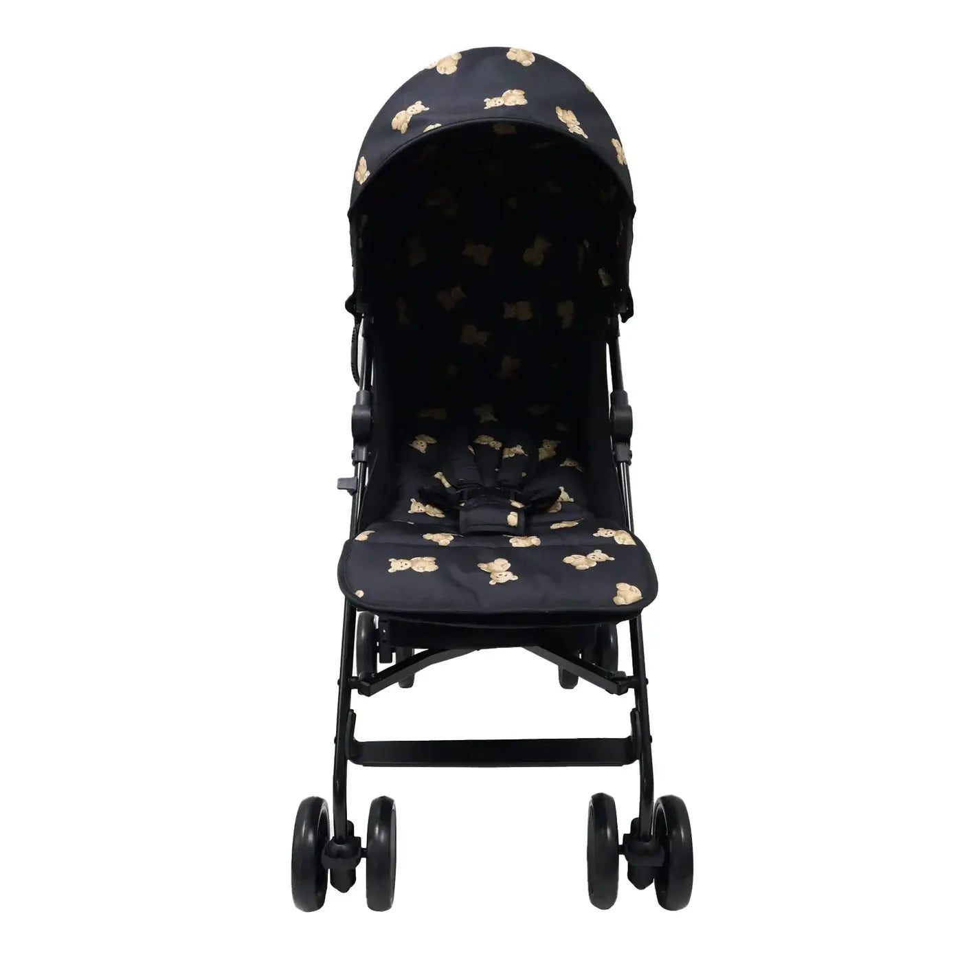 Roma Star - Teddy Black Stroller by Teddy - Luxury, modern buggy with teddy design, ideal for newborns. Premium home furnishings.