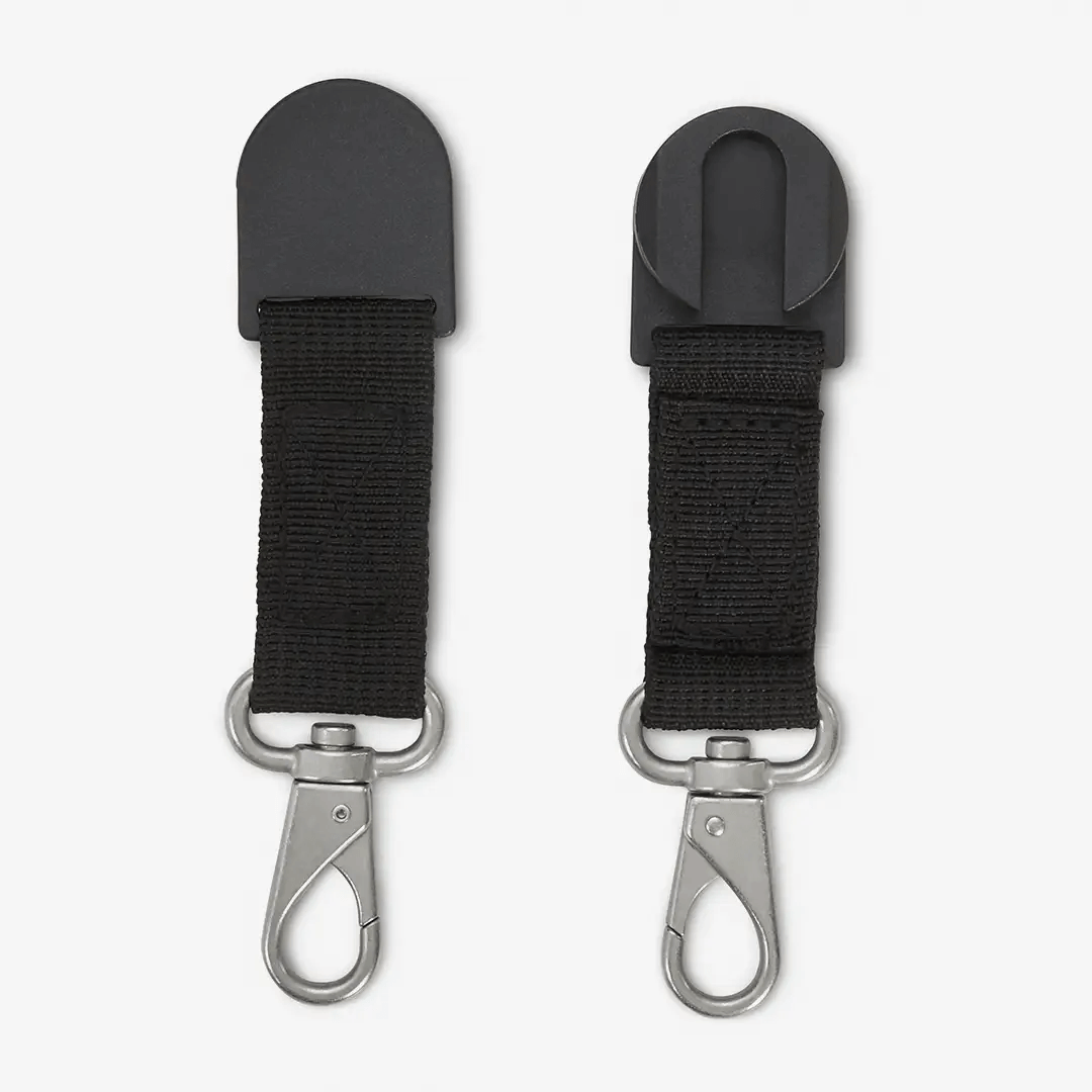 ABC Universal changing bag fixing in black, luxury modern furniture accessory for pram, premium home furnishings.