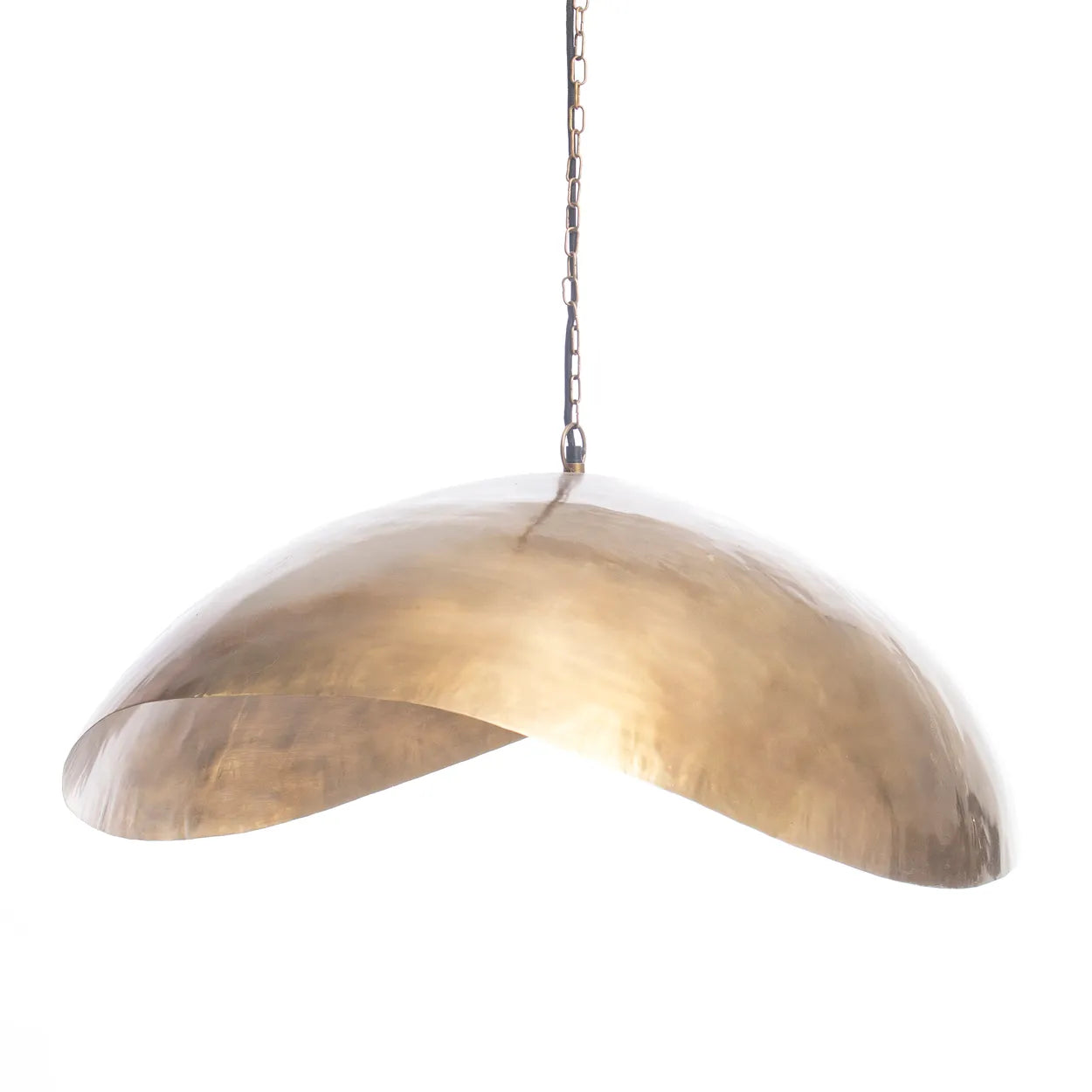 The Fortune Cookie Pendant - Brass - XL image 1