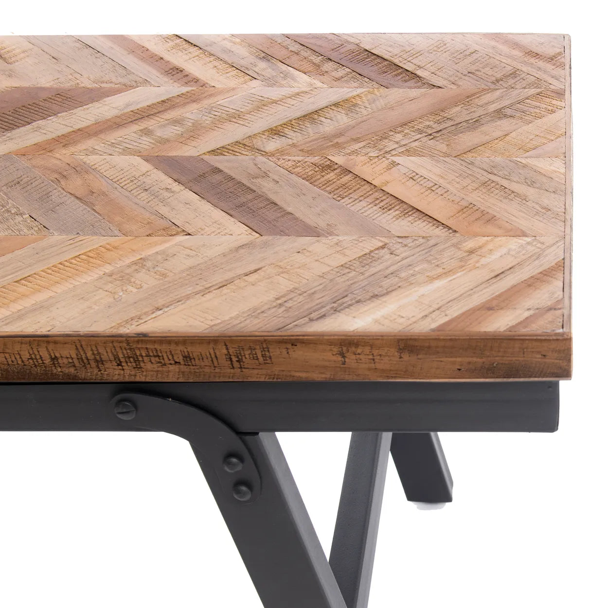 The Herringbone Market Table - Natural - 200cm image 7