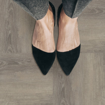 Floor Tile Wood 30.5x30.5cm Taupe (10 Tiles Per Pack) image 2