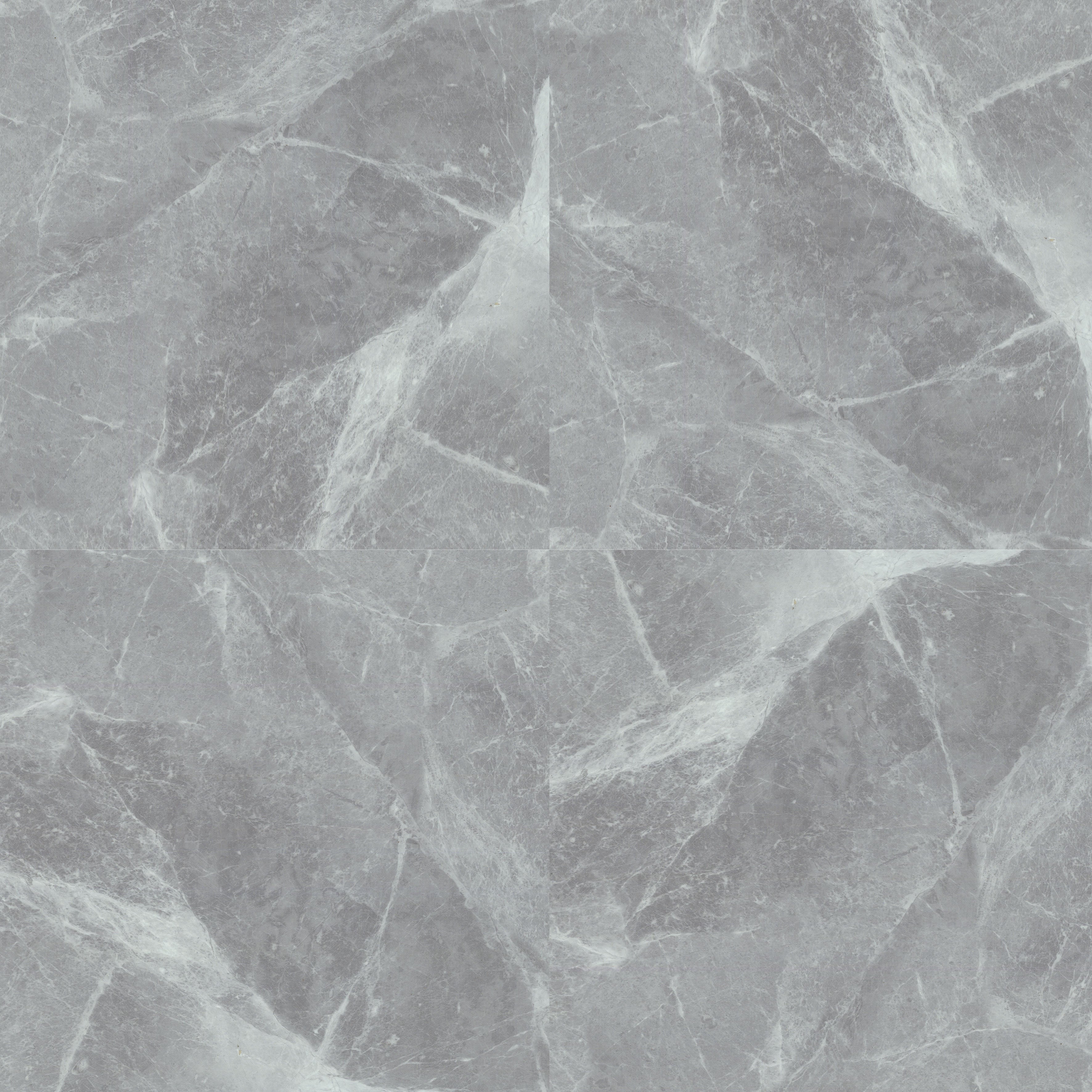 Floor Tile Marble 30.5x30.5cm Grey (10 Tiles Per Pack) image