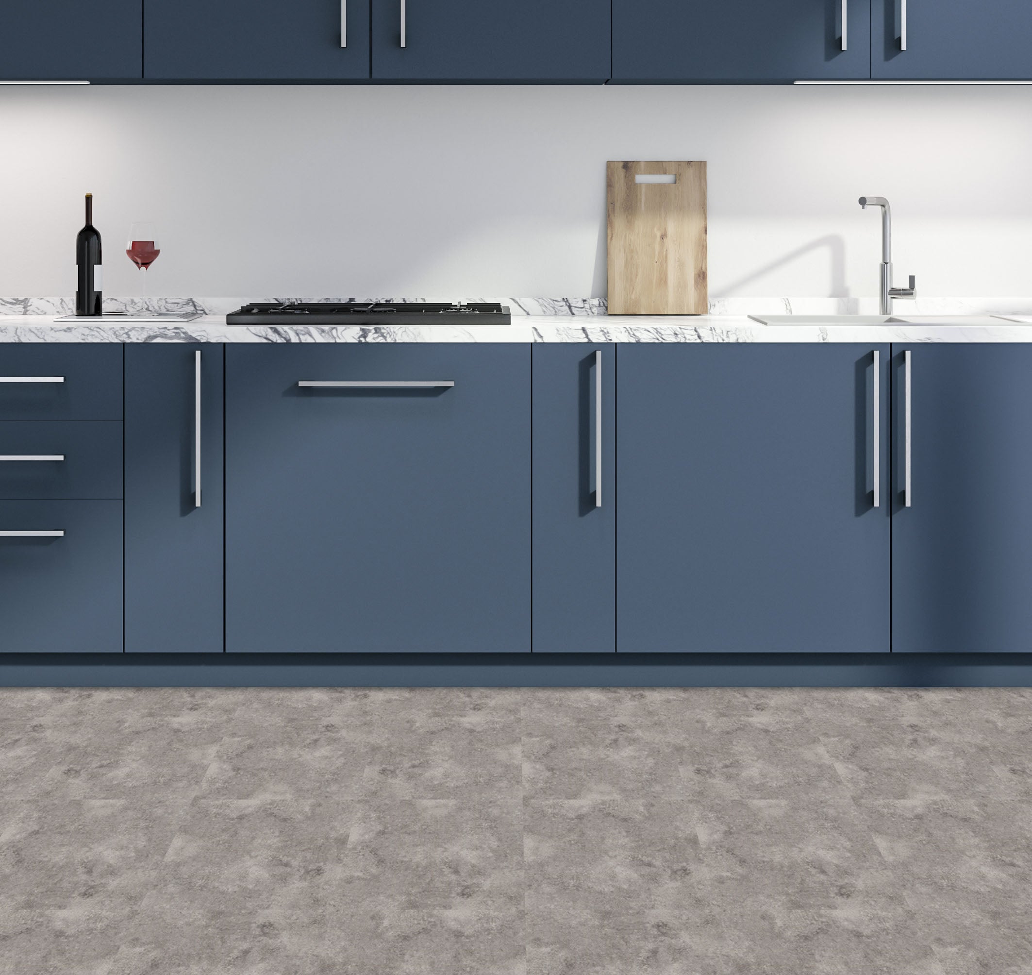 Floor Tile Textured Plain 30.5x30.5cm Grey (10 Tiles Per Pack) image 4
