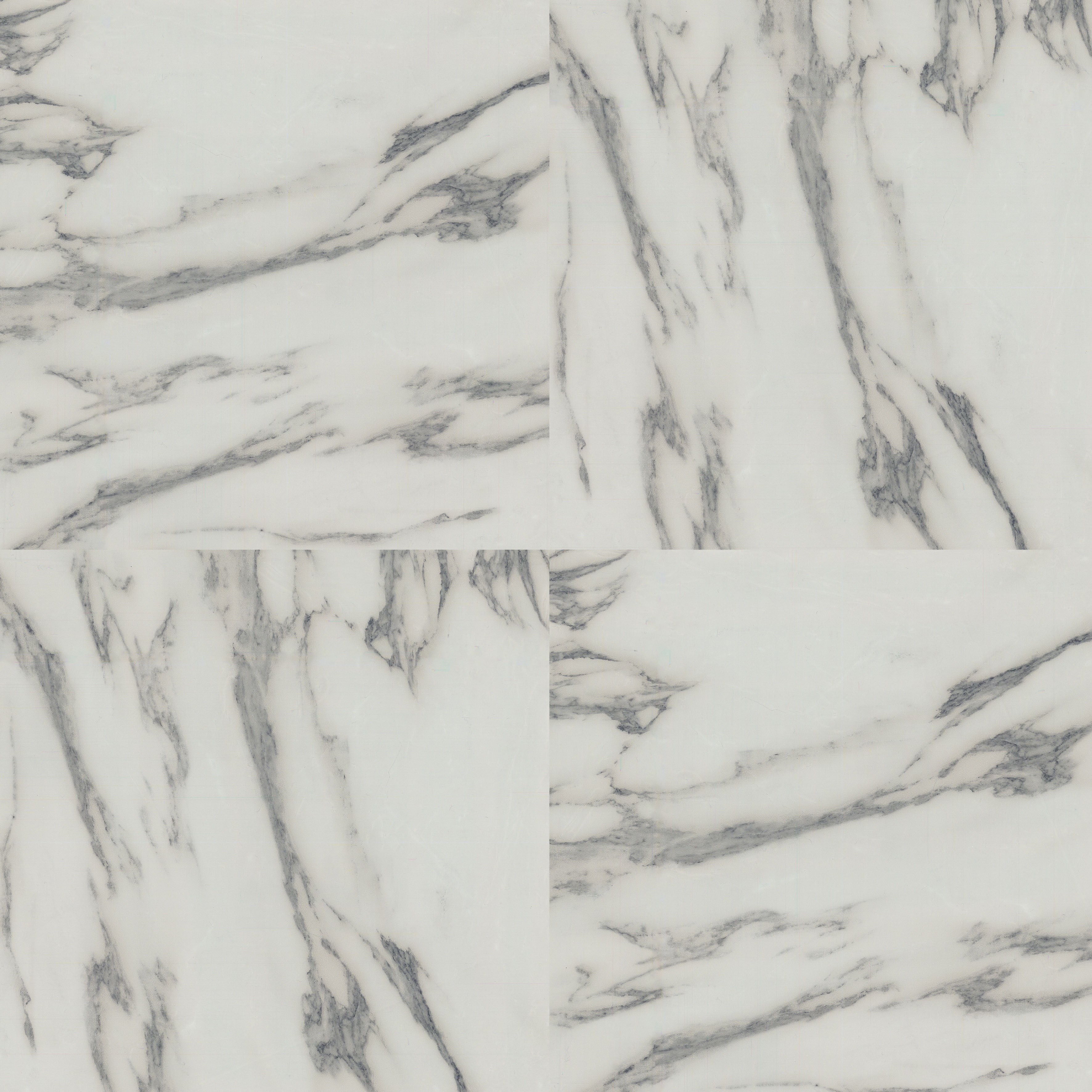 Floor Tile Carrara Marble 30.5x30.5cm Mono (10 Tiles Per Pack) image