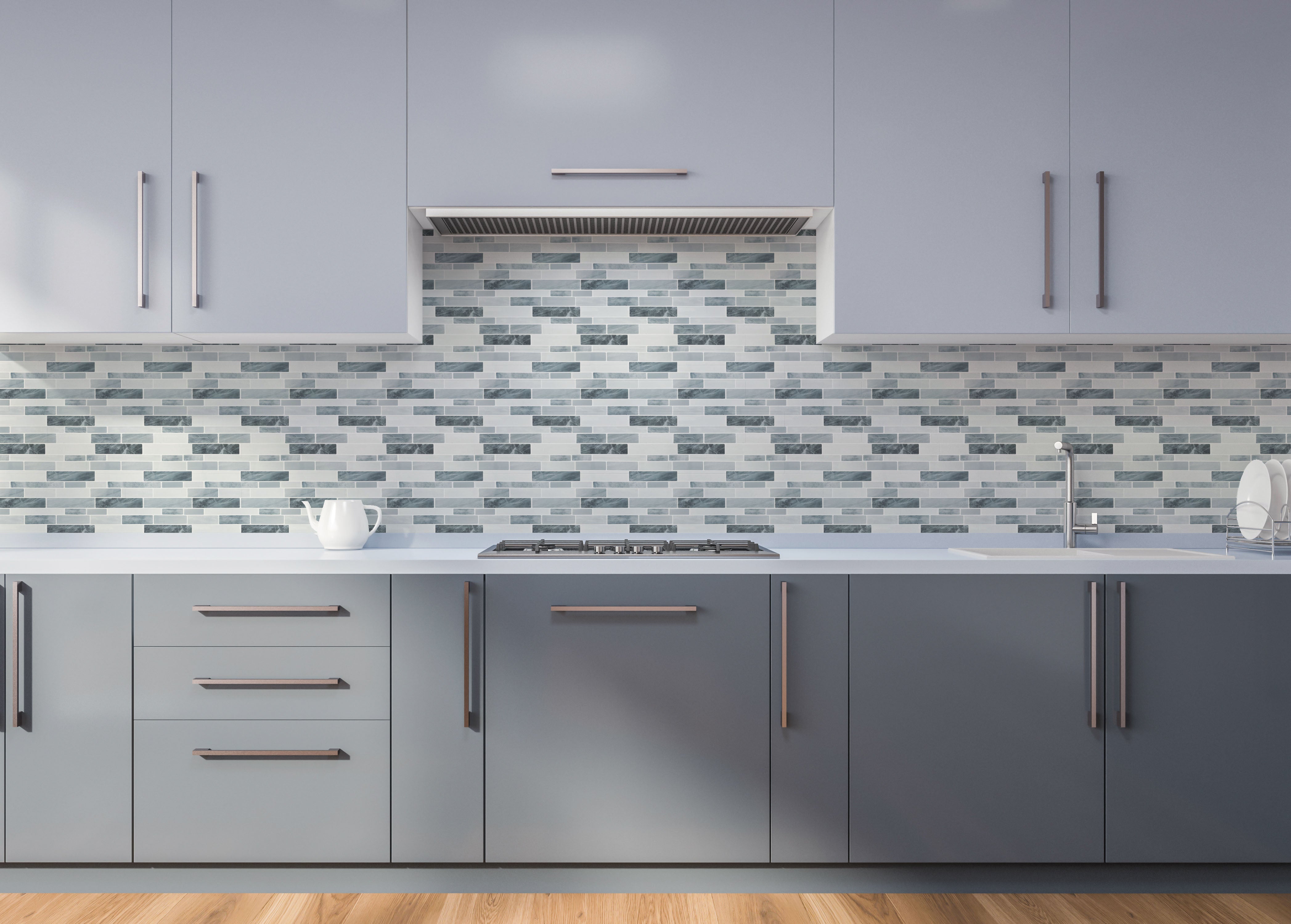 Wall Tile Slate 30.5x30.5cm Grey (5 Tiles Per Pack) image 2