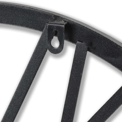 Close-up of Silver Heart Skeleton Wall Clock frame showcasing minimalist design. Modern luxury furniture for high-end decor by top designers.