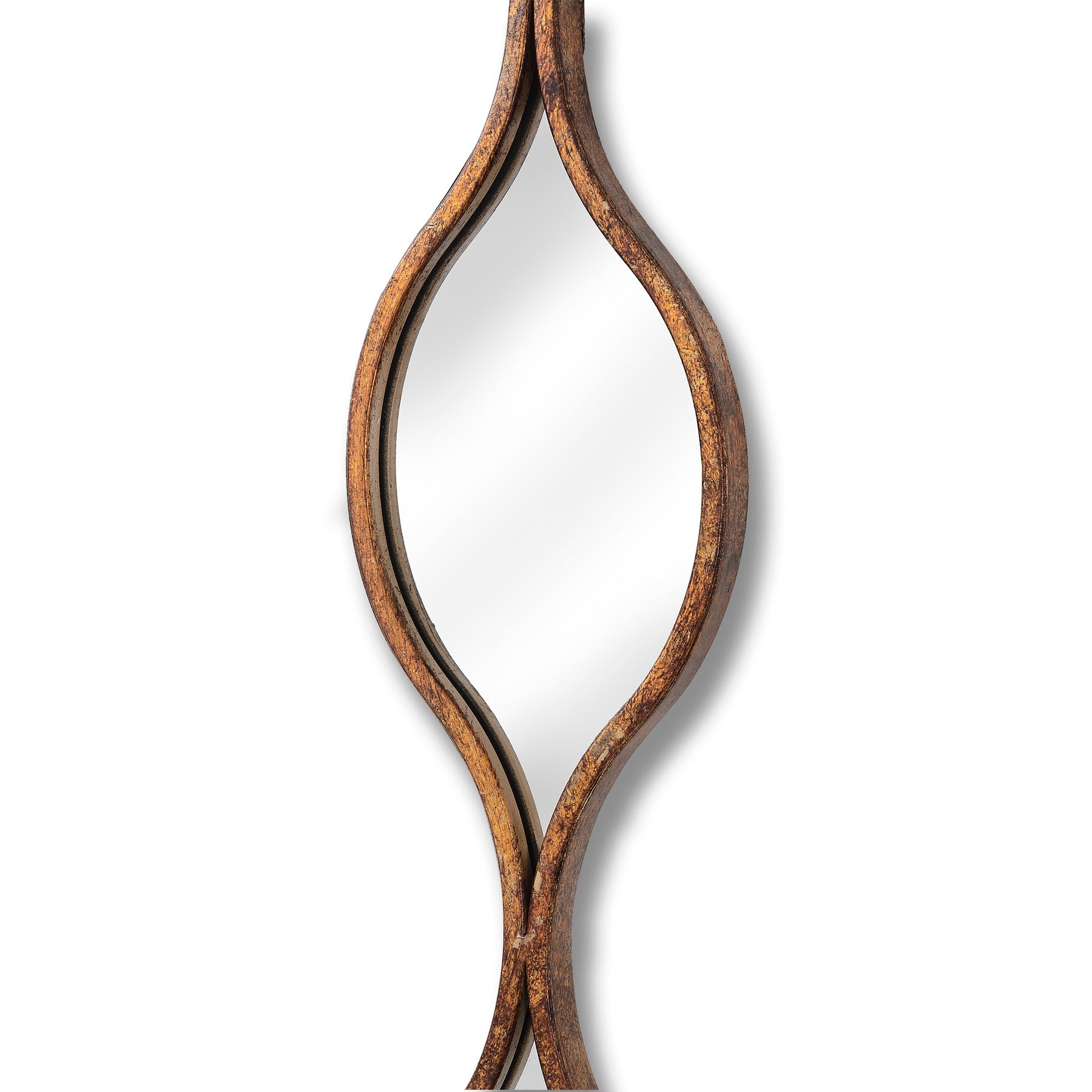 Decorative Hanging Gold Mirror - Luxury modern furniture reflecting light, enhancing texture and warmth in home decor. Premium designer piece.