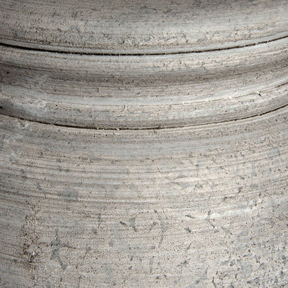 Close-up of textured stone-like surface on Uthina Table Lamp, a modern luxury furniture piece by Designer Furniture Collection for premium home decor.