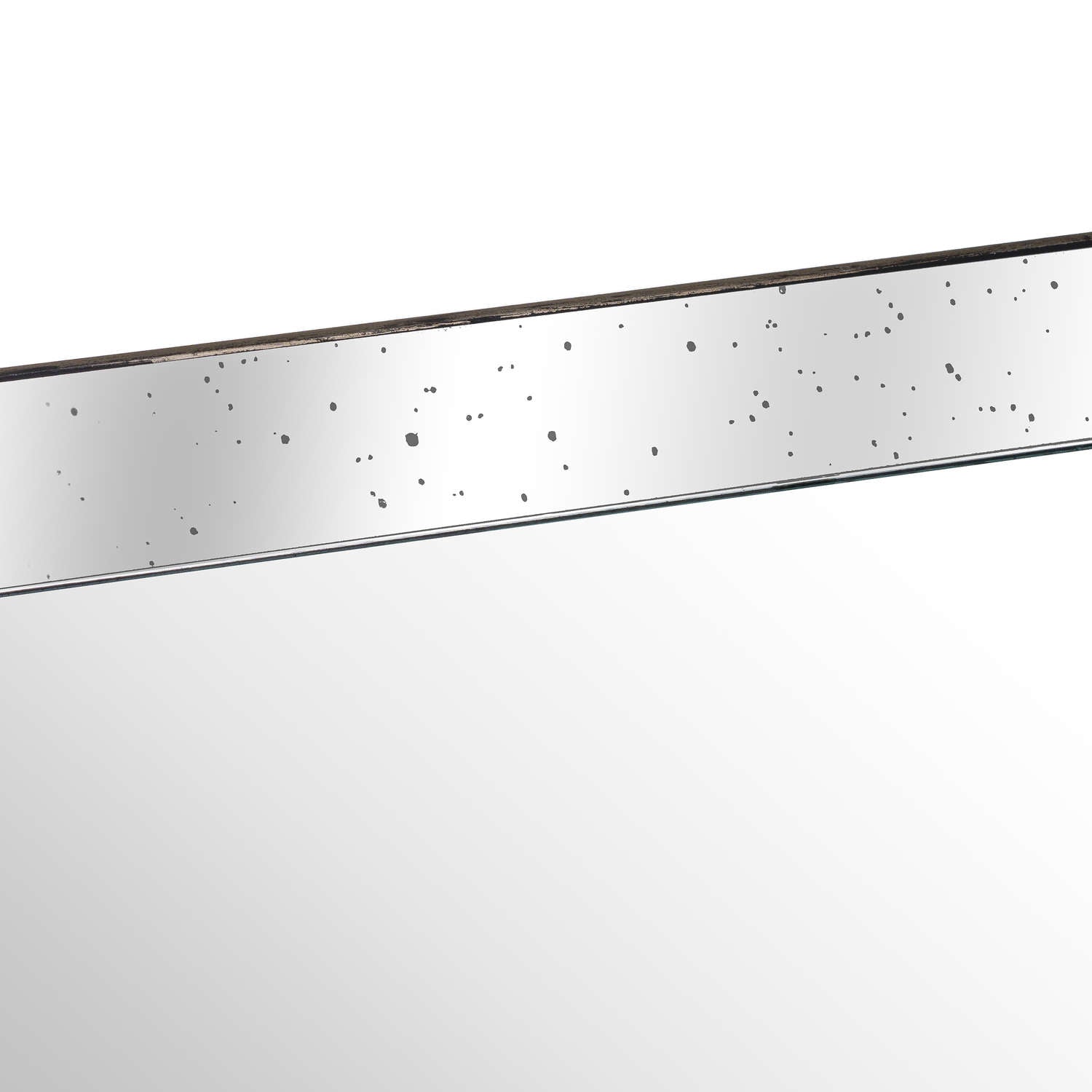 Astor Distressed Mirrored Tray with Wooden Detailing – Luxury Designer Furniture, Premium Modern Home Decor