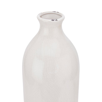Garda Glazed Gisela Vase with crackle glaze, perfect for luxury designer modern furniture collections.