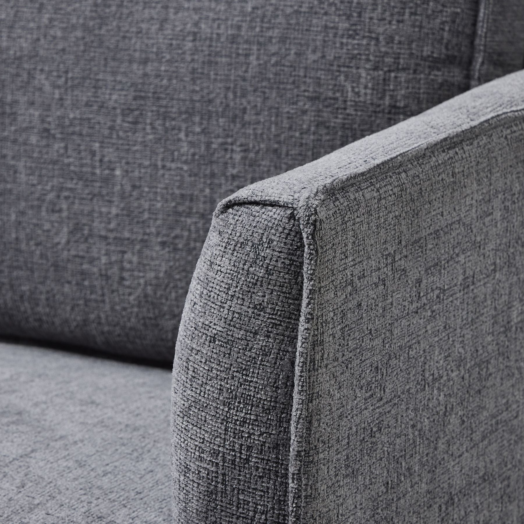 Richmond Grey Large Arm Chair detail – Luxury Designer Furniture. Modern, curated collection for premium home furnishings.