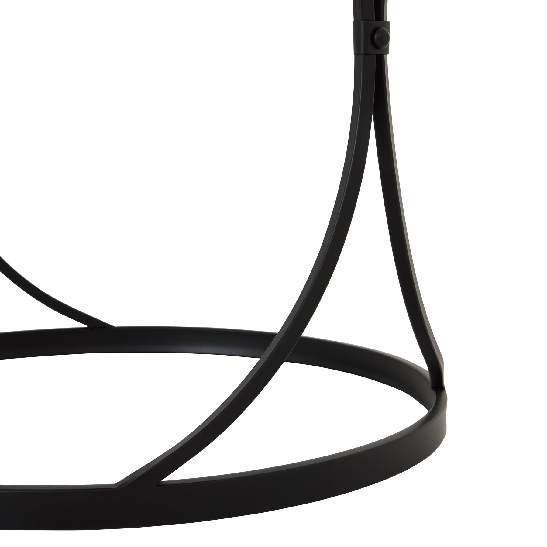 Concaved Set Of Two Black Mirrored Side Tables – Luxury Designer Furniture, Premium Modern Home Decor, Curated and Sleek.
