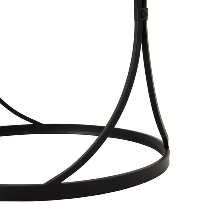 Concaved Set Of Two Black Mirrored Side Tables – Luxury Designer Furniture, Premium Modern Home Decor, Curated and Sleek.