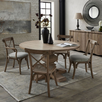 Copgrove Collection Round Pedestal Dining Table – Luxury Designer Furniture for Modern Home Decor, Curated Collection.