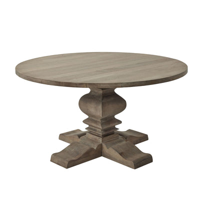 Copgrove Collection Round Pedestal Dining Table - Luxury modern designer furniture for upscale home decor, premium hardwood finish.
