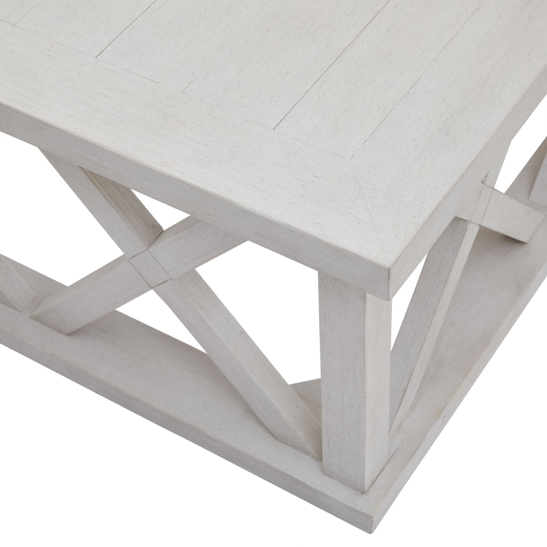 Stamford Plank Collection Square Coffee Table – Luxury Designer Furniture, Modern Home Decor, Curated Collection, Weathered Pine