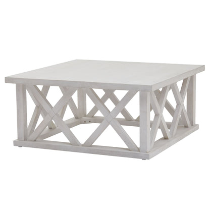 Stamford Plank Collection Square Coffee Table - Luxury Modern Designer Furniture for Premium Home Decor, Curated Style