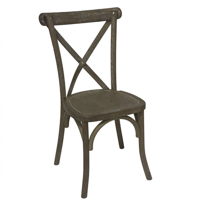 Light Oak Cross Back Dining Chair - Luxury Designer Furniture, Modern Home Decor, Premium Curated Collection
