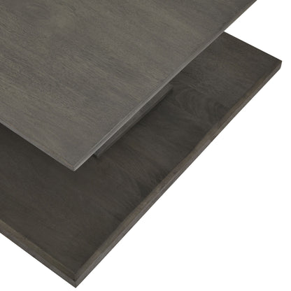 Lucia Collection Coffee Table - Luxury Designer Furniture in deep grey acacia wood, modern and premium for sophisticated home decor.