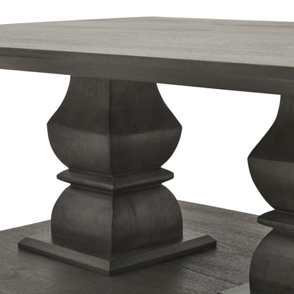 Lucia Collection Coffee Table by Premium Vendor – Luxury, designer modern furniture. Chunky silhouette, handcrafted in acacia wood.