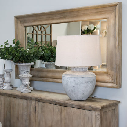 Copgrove Collection Mirror – Luxury and Designer Furniture by TopBrand. Modern bleached hardwood frame for premium home decor.