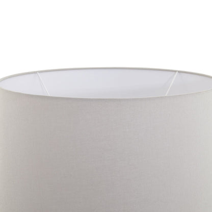 Close-up of grey shade from Tiber Large Stone Ceramic Lamp, luxury designer furniture for modern home decor. Premium furnishings.