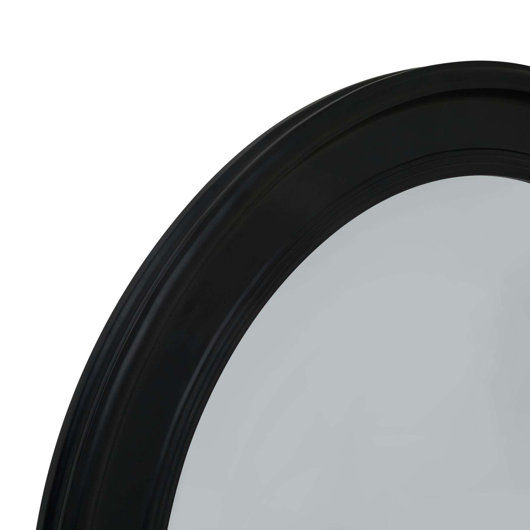 Black Wood Round Framed Mirror – Luxury and Designer Furniture by top brand. Modern furniture for premium home decor and curated furniture collection.