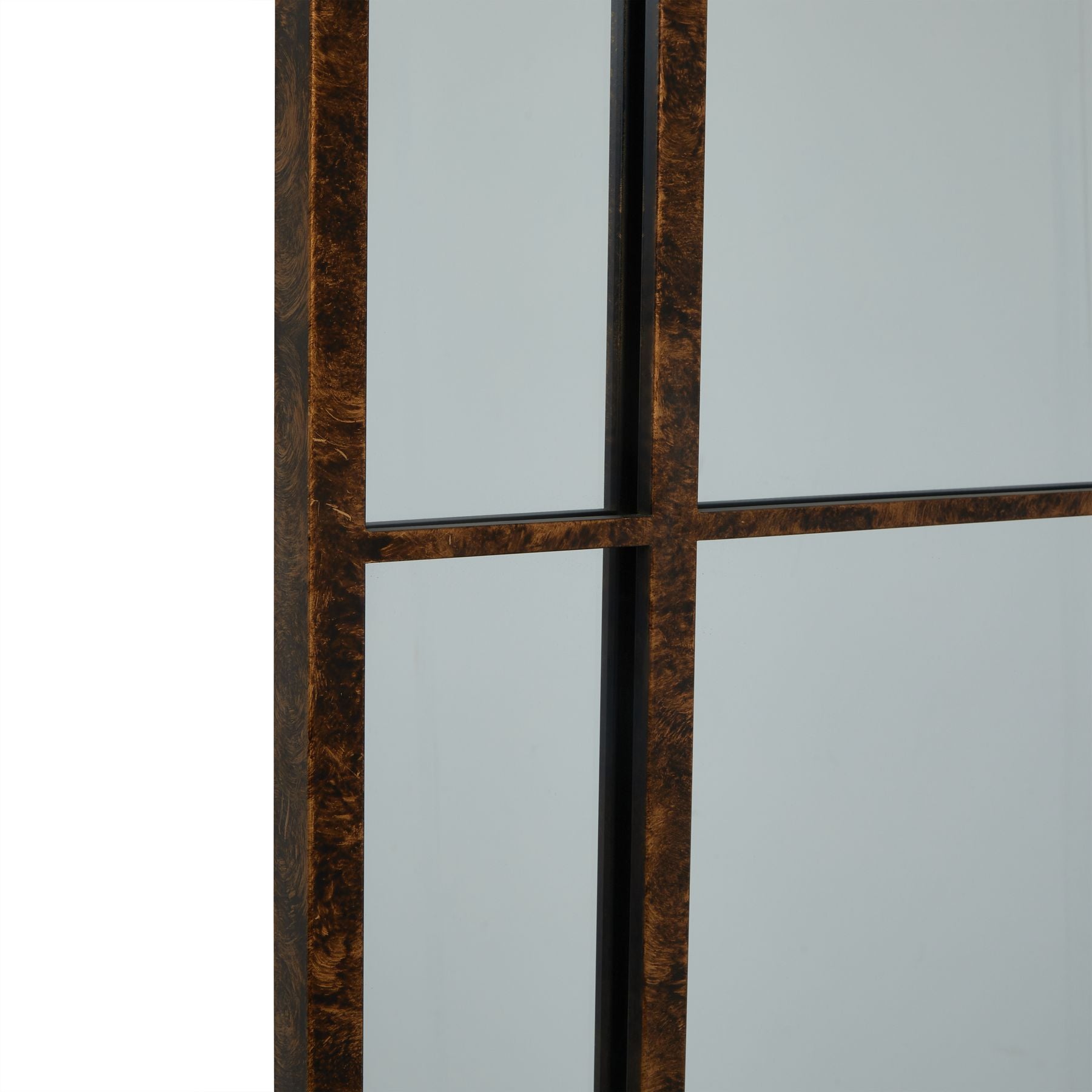 Rust Effect Large Arched Window Mirror - Luxury Furniture: Premium Home Furnishings by Designer Brand, Modern Curated Collection.